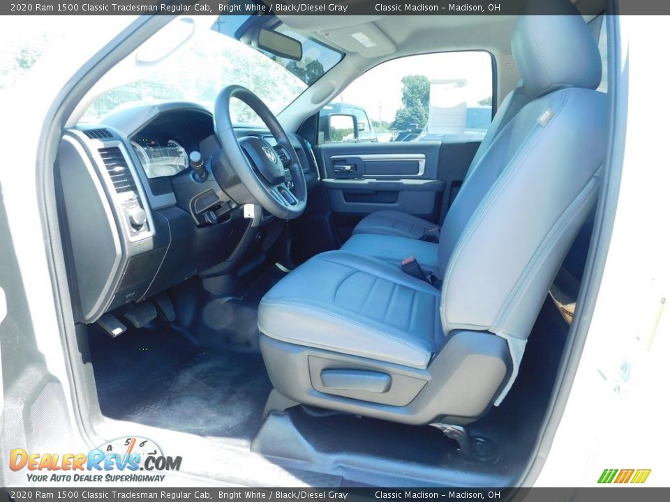 Black/Diesel Gray Interior - 2020 Ram 1500 Classic Tradesman Regular Cab Photo #3