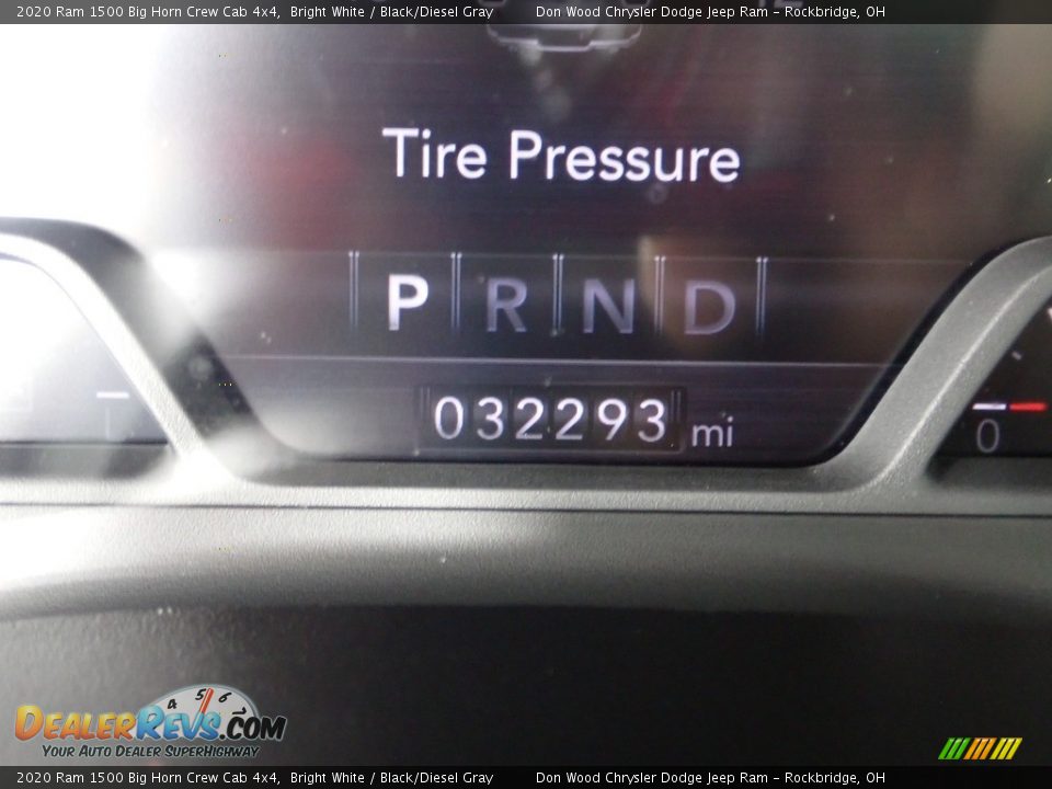 2020 Ram 1500 Big Horn Crew Cab 4x4 Bright White / Black/Diesel Gray Photo #34