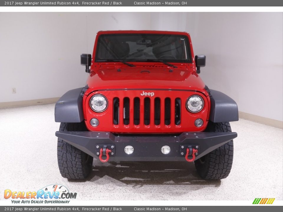 2017 Jeep Wrangler Unlimited Rubicon 4x4 Firecracker Red / Black Photo #2