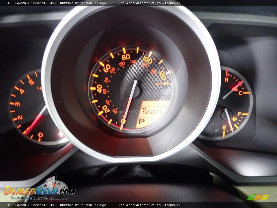 2012 Toyota 4Runner SR5 4x4 Blizzard White Pearl / Beige Photo #18