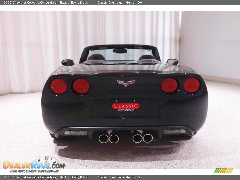 2006 Chevrolet Corvette Convertible Black / Ebony Black Photo #17