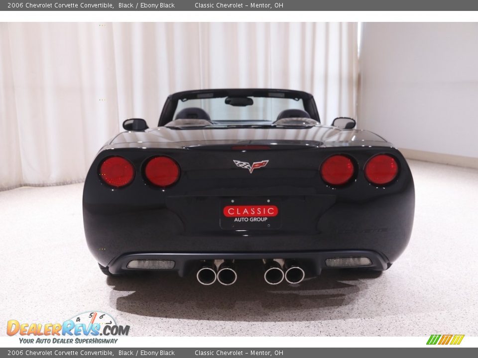 2006 Chevrolet Corvette Convertible Black / Ebony Black Photo #17