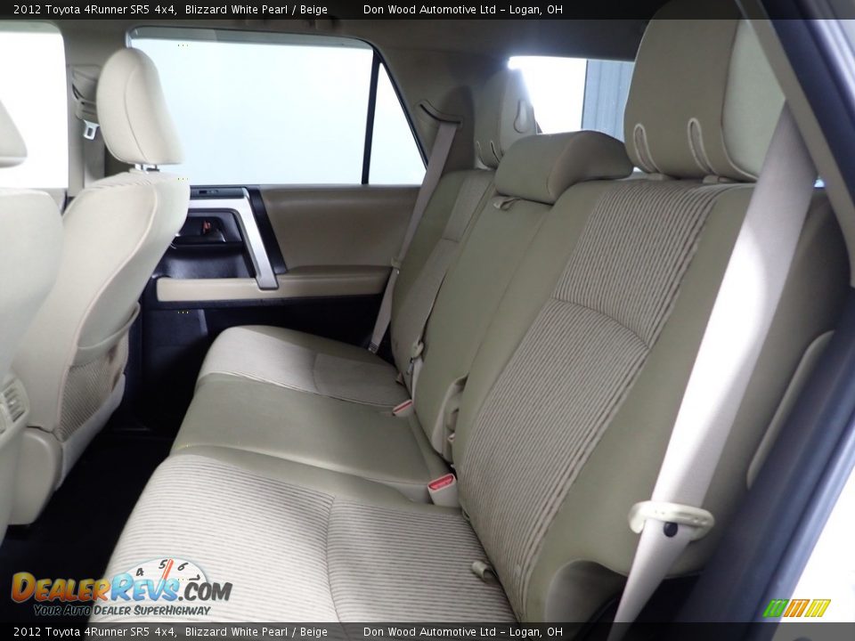 2012 Toyota 4Runner SR5 4x4 Blizzard White Pearl / Beige Photo #26