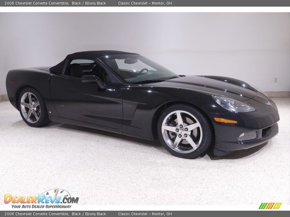 2006 Chevrolet Corvette Convertible Black / Ebony Black Photo #20