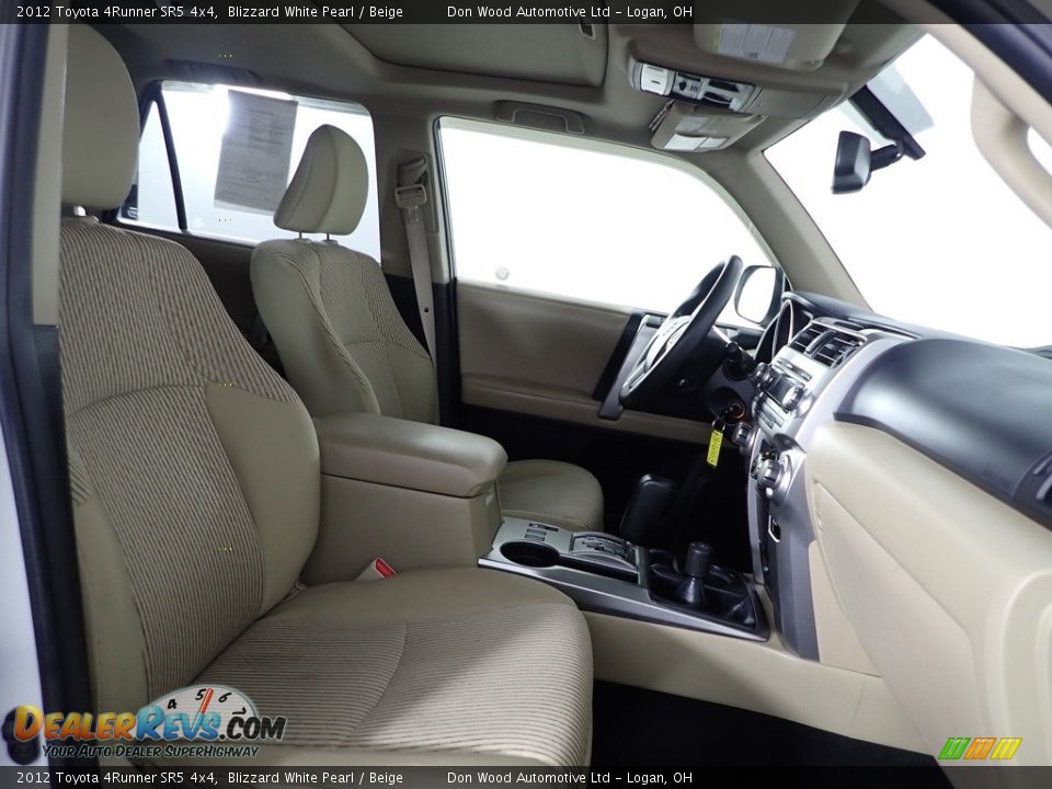 2012 Toyota 4Runner SR5 4x4 Blizzard White Pearl / Beige Photo #29