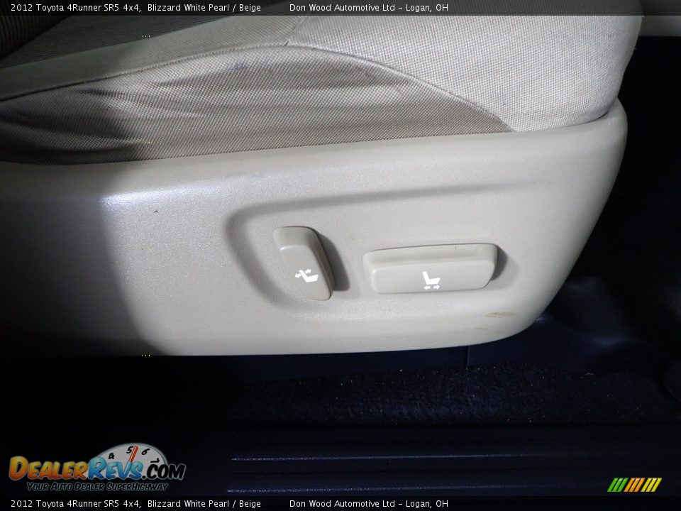 2012 Toyota 4Runner SR5 4x4 Blizzard White Pearl / Beige Photo #30