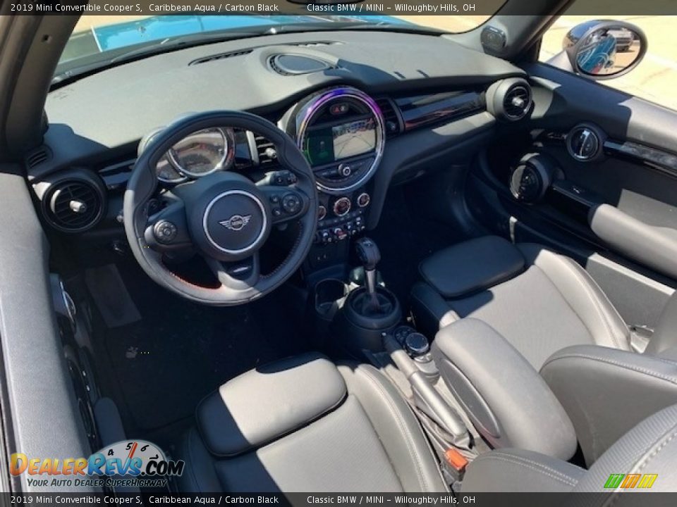 2019 Mini Convertible Cooper S Caribbean Aqua / Carbon Black Photo #3