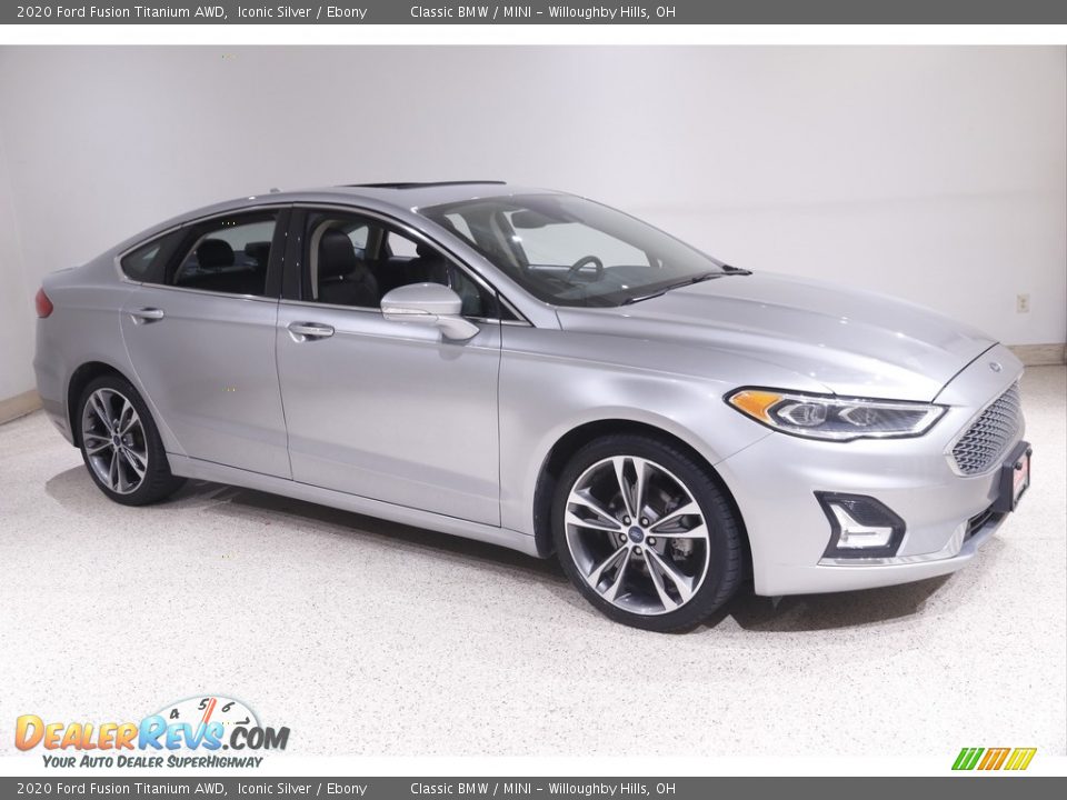 2020 Ford Fusion Titanium AWD Iconic Silver / Ebony Photo #1