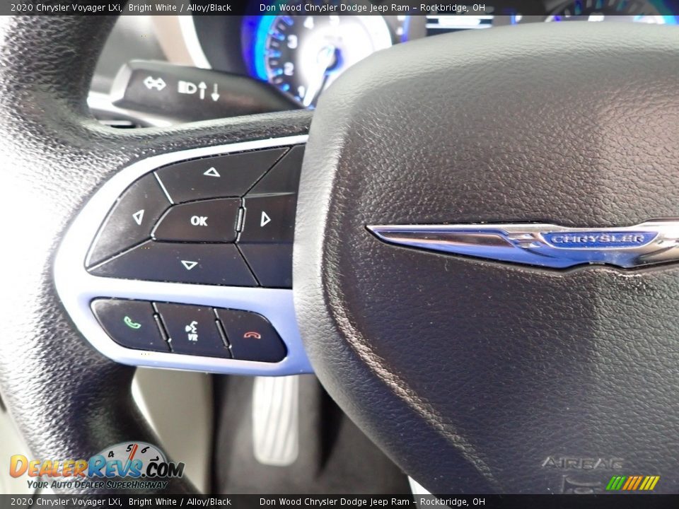 2020 Chrysler Voyager LXi Bright White / Alloy/Black Photo #16