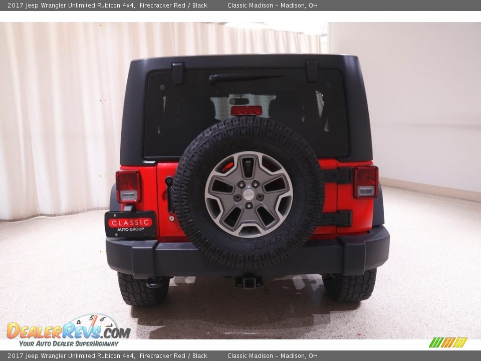 2017 Jeep Wrangler Unlimited Rubicon 4x4 Firecracker Red / Black Photo #19