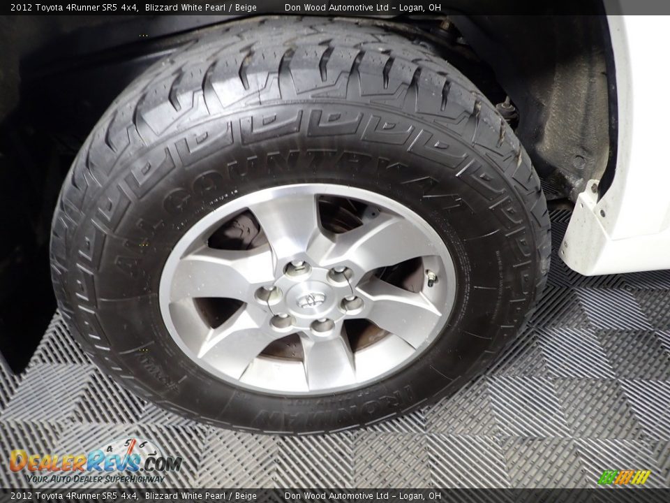 2012 Toyota 4Runner SR5 4x4 Blizzard White Pearl / Beige Photo #33