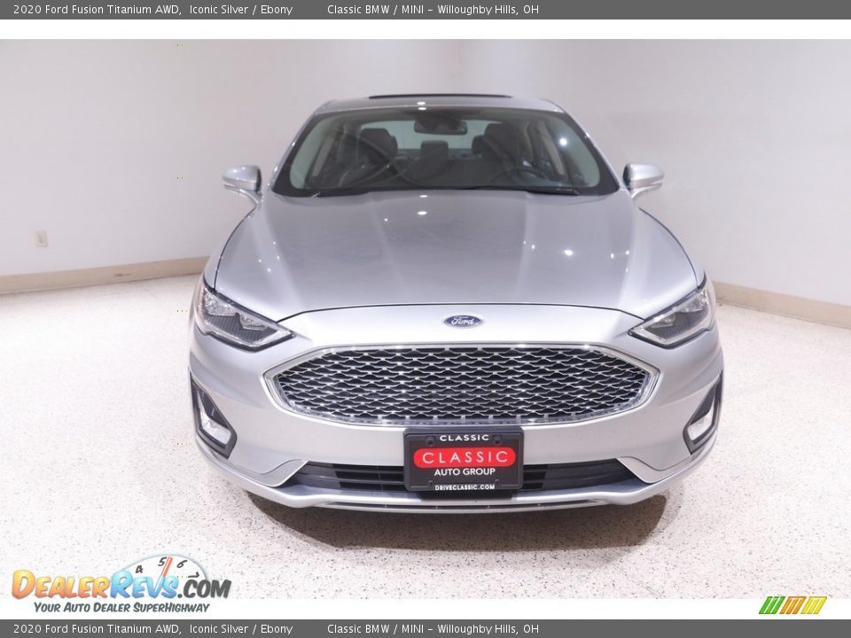 2020 Ford Fusion Titanium AWD Iconic Silver / Ebony Photo #2