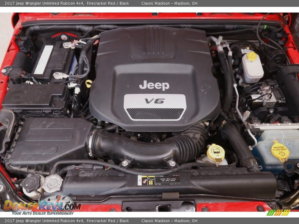 2017 Jeep Wrangler Unlimited Rubicon 4x4 Firecracker Red / Black Photo #20