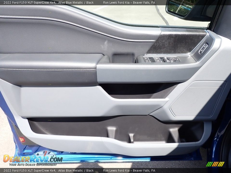2022 Ford F150 XLT SuperCrew 4x4 Atlas Blue Metallic / Black Photo #14