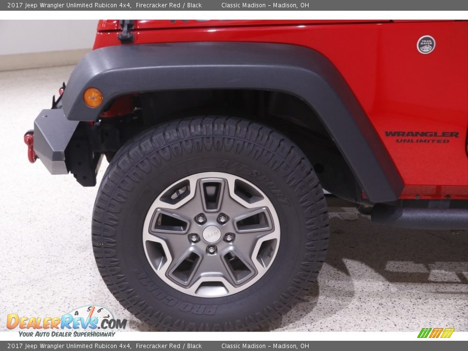 2017 Jeep Wrangler Unlimited Rubicon 4x4 Firecracker Red / Black Photo #21