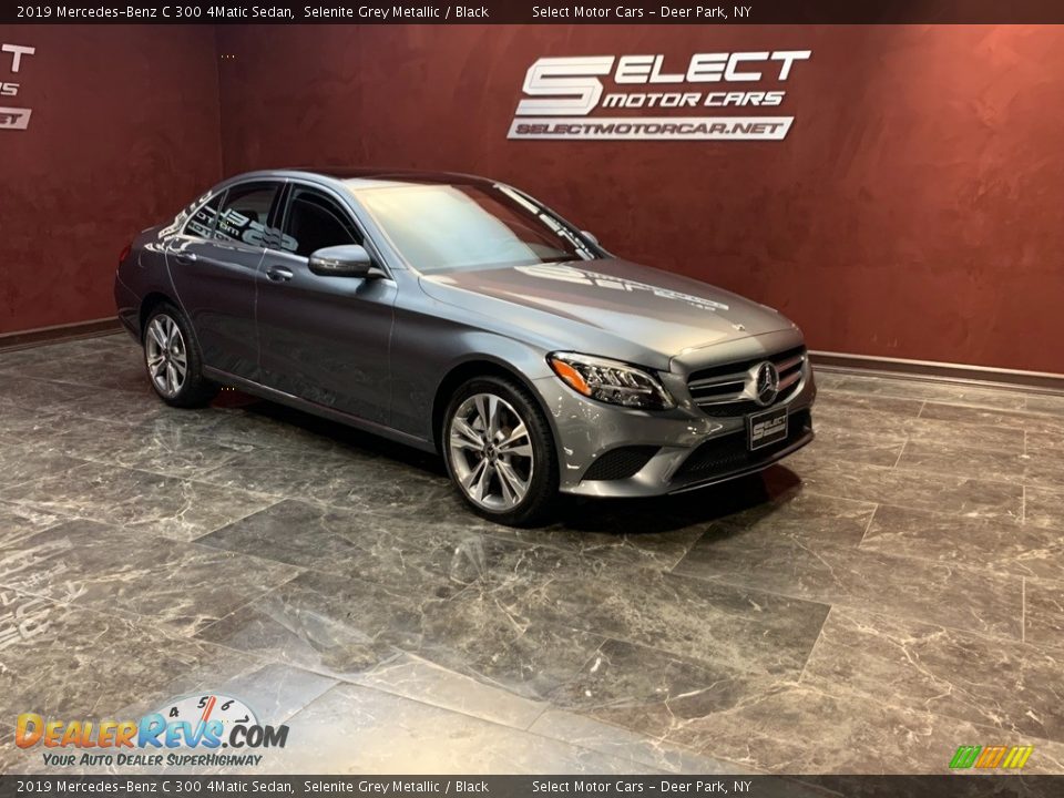 2019 Mercedes-Benz C 300 4Matic Sedan Selenite Grey Metallic / Black Photo #3