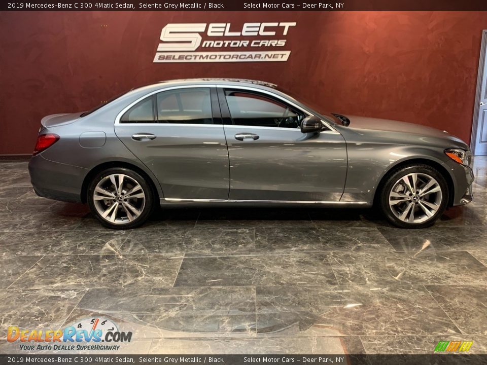 2019 Mercedes-Benz C 300 4Matic Sedan Selenite Grey Metallic / Black Photo #4