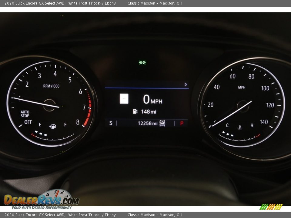 2020 Buick Encore GX Select AWD White Frost Tricoat / Ebony Photo #8