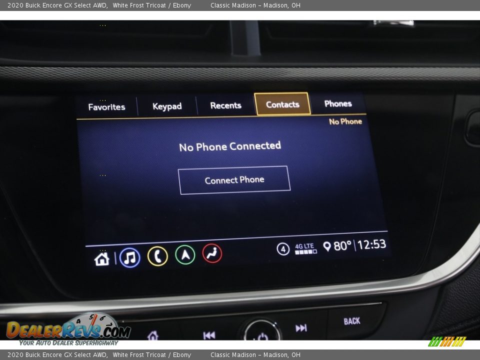 2020 Buick Encore GX Select AWD White Frost Tricoat / Ebony Photo #11