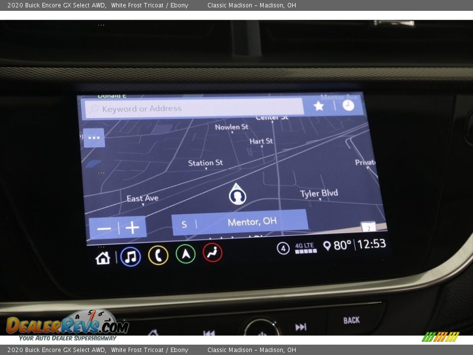 2020 Buick Encore GX Select AWD White Frost Tricoat / Ebony Photo #12