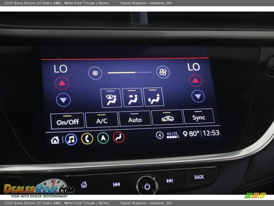 2020 Buick Encore GX Select AWD White Frost Tricoat / Ebony Photo #13