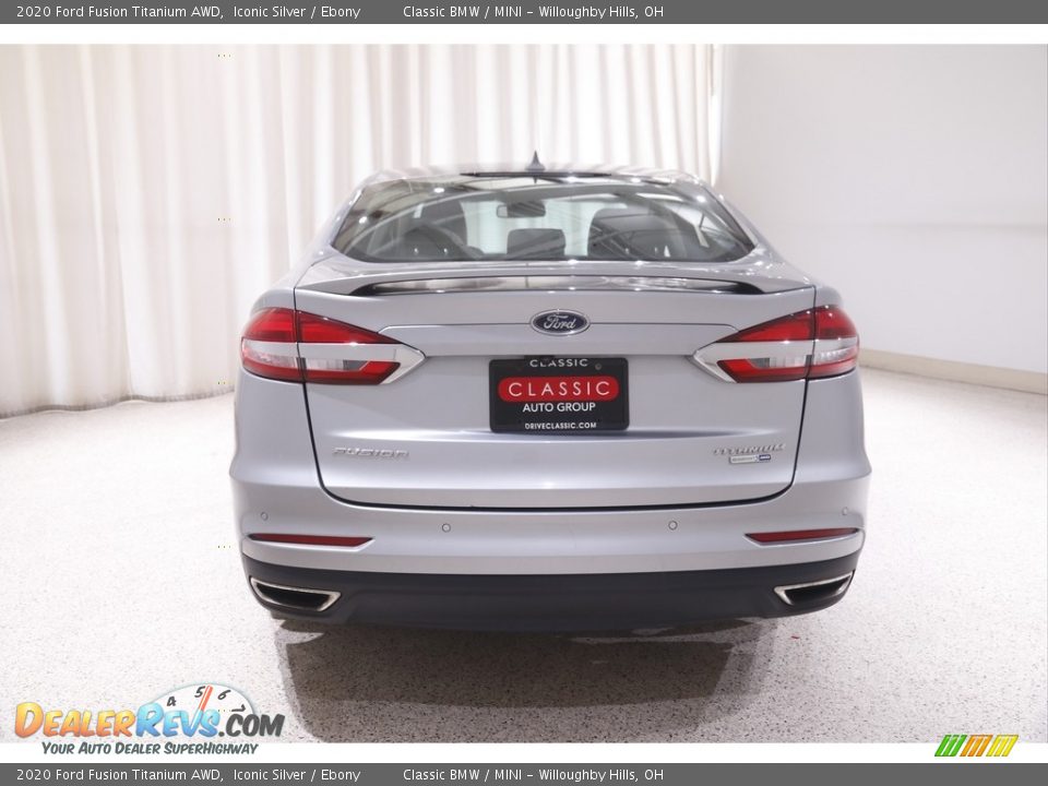 2020 Ford Fusion Titanium AWD Iconic Silver / Ebony Photo #20