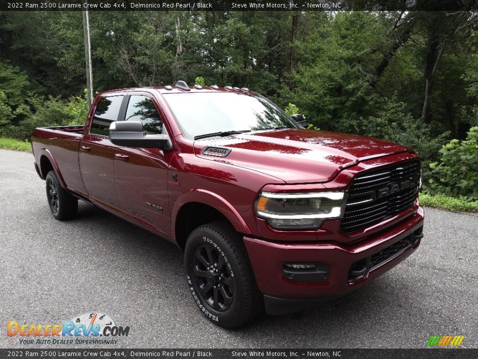 2022 Ram 2500 Laramie Crew Cab 4x4 Delmonico Red Pearl / Black Photo #4