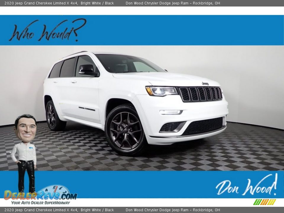 2020 Jeep Grand Cherokee Limited X 4x4 Bright White / Black Photo #1