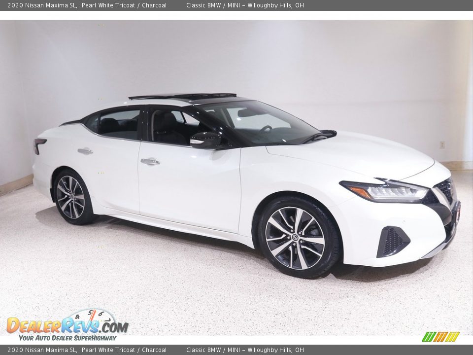 2020 Nissan Maxima SL Pearl White Tricoat / Charcoal Photo #1