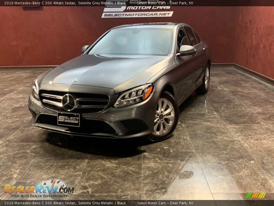 2019 Mercedes-Benz C 300 4Matic Sedan Selenite Grey Metallic / Black Photo #1