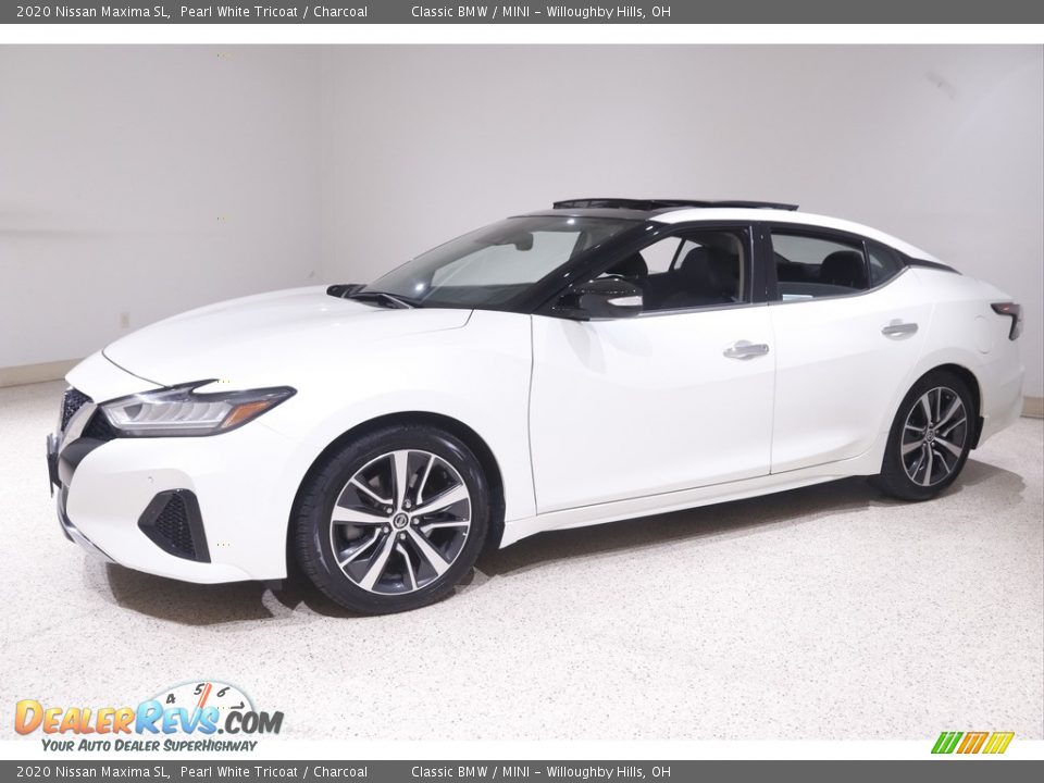 2020 Nissan Maxima SL Pearl White Tricoat / Charcoal Photo #3