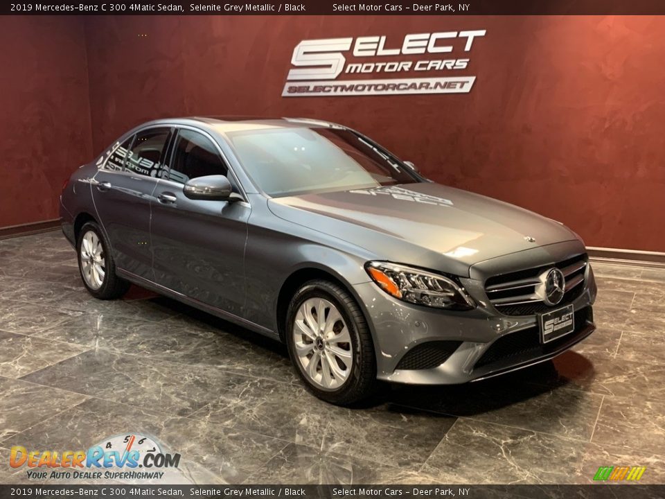 2019 Mercedes-Benz C 300 4Matic Sedan Selenite Grey Metallic / Black Photo #3