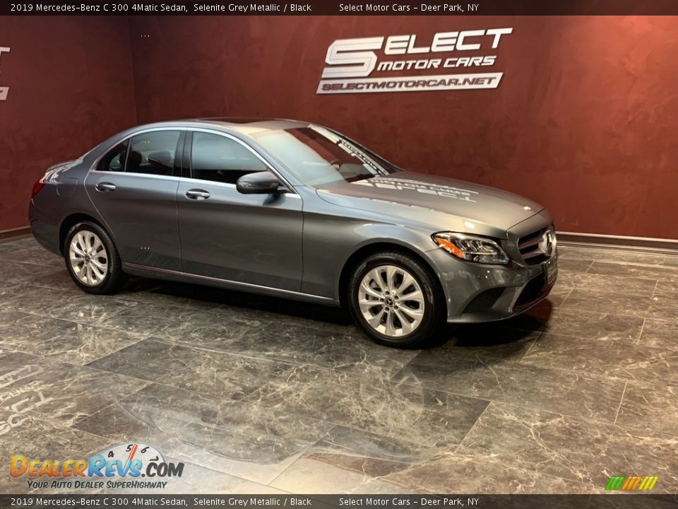 2019 Mercedes-Benz C 300 4Matic Sedan Selenite Grey Metallic / Black Photo #4