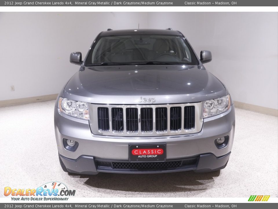 2012 Jeep Grand Cherokee Laredo 4x4 Mineral Gray Metallic / Dark Graystone/Medium Graystone Photo #2