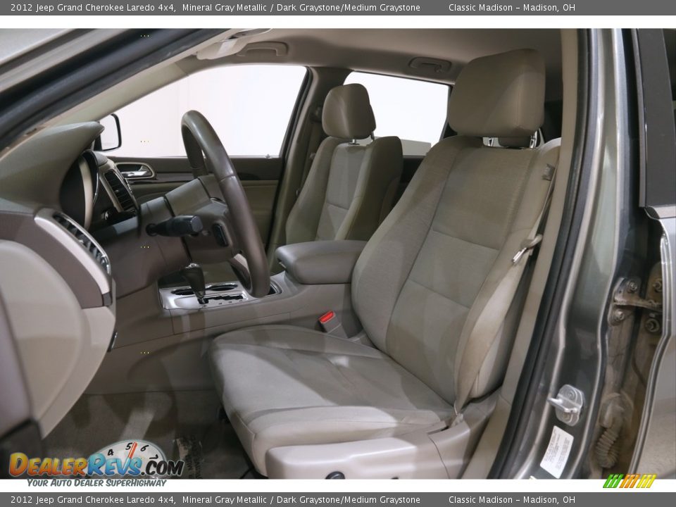 2012 Jeep Grand Cherokee Laredo 4x4 Mineral Gray Metallic / Dark Graystone/Medium Graystone Photo #5