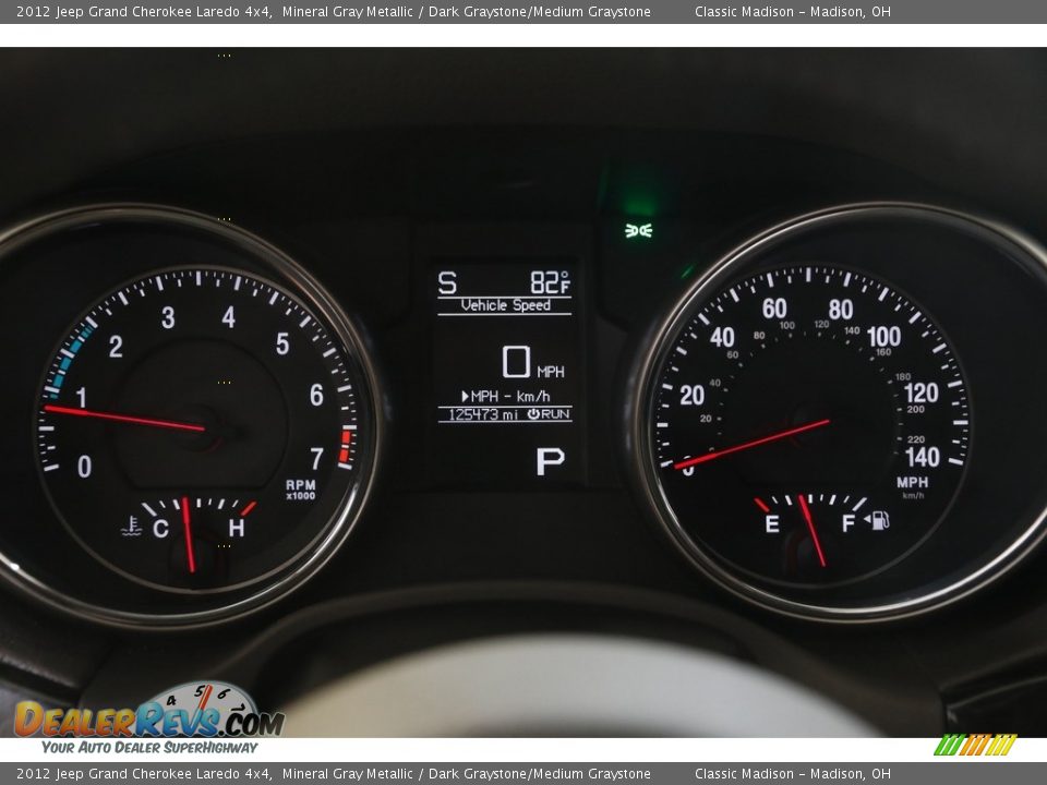 2012 Jeep Grand Cherokee Laredo 4x4 Mineral Gray Metallic / Dark Graystone/Medium Graystone Photo #8