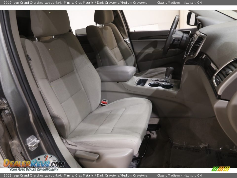 2012 Jeep Grand Cherokee Laredo 4x4 Mineral Gray Metallic / Dark Graystone/Medium Graystone Photo #12