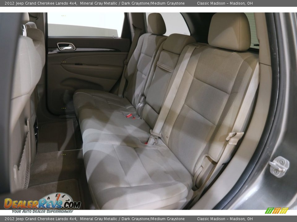 2012 Jeep Grand Cherokee Laredo 4x4 Mineral Gray Metallic / Dark Graystone/Medium Graystone Photo #14