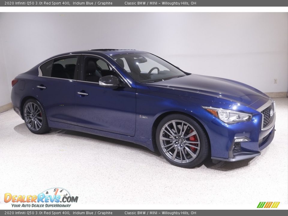 Iridium Blue 2020 Infiniti Q50 3.0t Red Sport 400 Photo #1