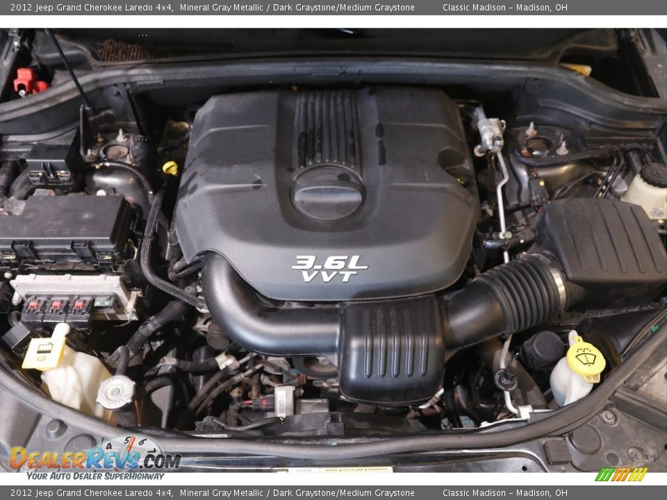 2012 Jeep Grand Cherokee Laredo 4x4 Mineral Gray Metallic / Dark Graystone/Medium Graystone Photo #16