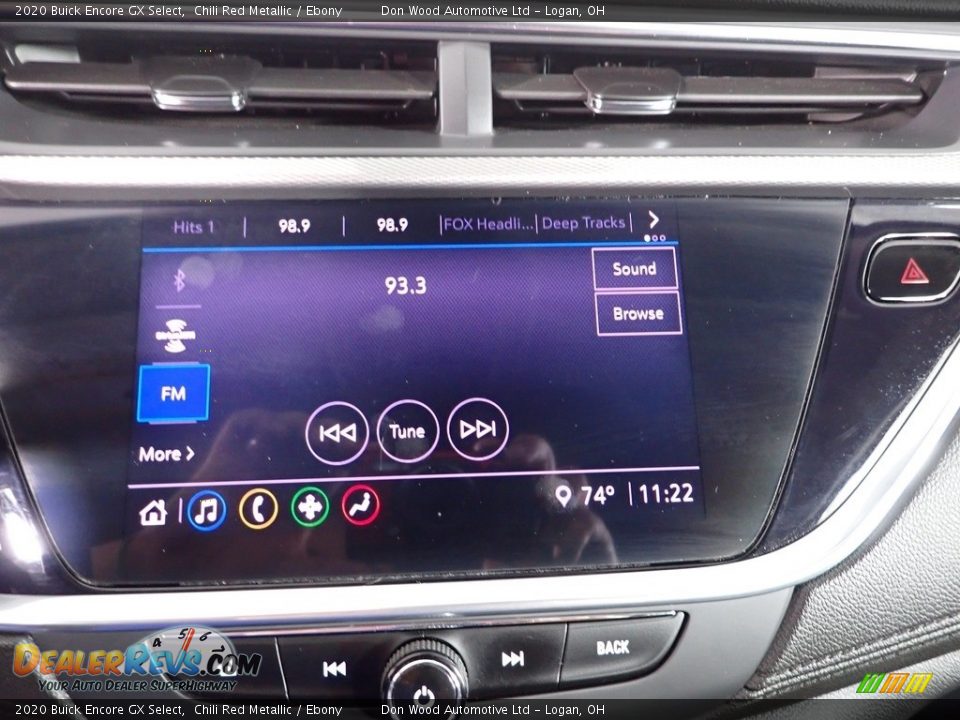 2020 Buick Encore GX Select Chili Red Metallic / Ebony Photo #2