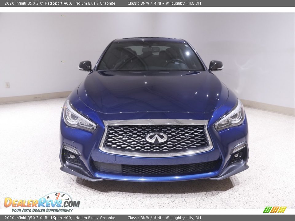 Iridium Blue 2020 Infiniti Q50 3.0t Red Sport 400 Photo #2