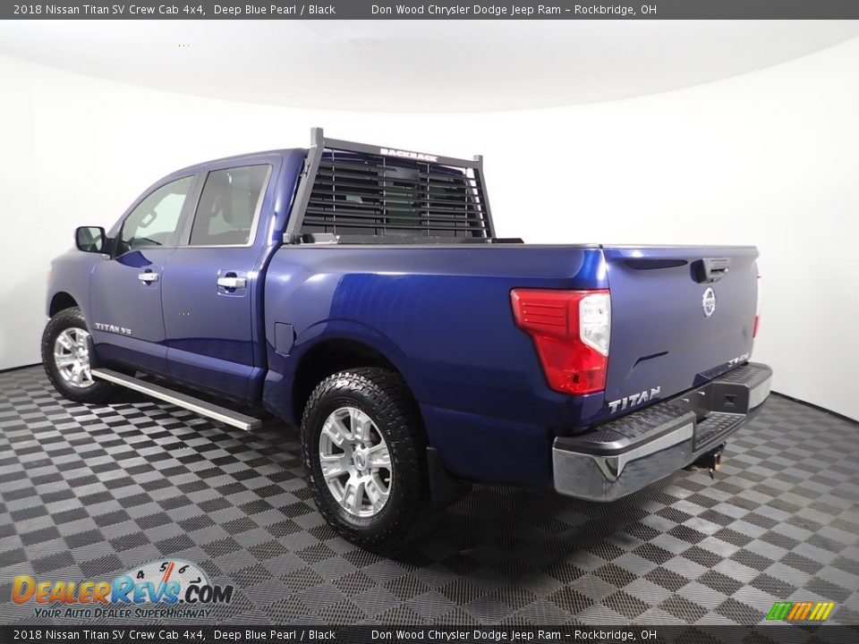 2018 Nissan Titan SV Crew Cab 4x4 Deep Blue Pearl / Black Photo #5