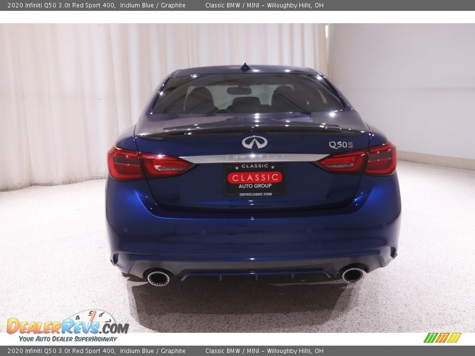 2020 Infiniti Q50 3.0t Red Sport 400 Iridium Blue / Graphite Photo #20