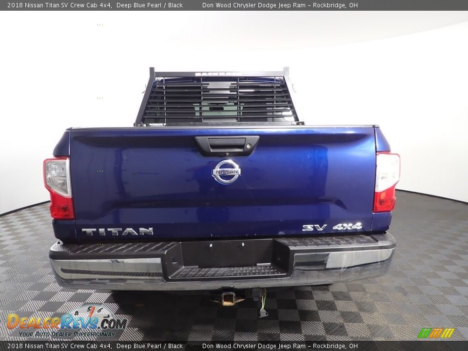 2018 Nissan Titan SV Crew Cab 4x4 Deep Blue Pearl / Black Photo #6