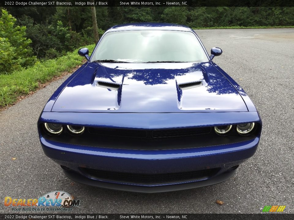 2022 Dodge Challenger SXT Blacktop Indigo Blue / Black Photo #3