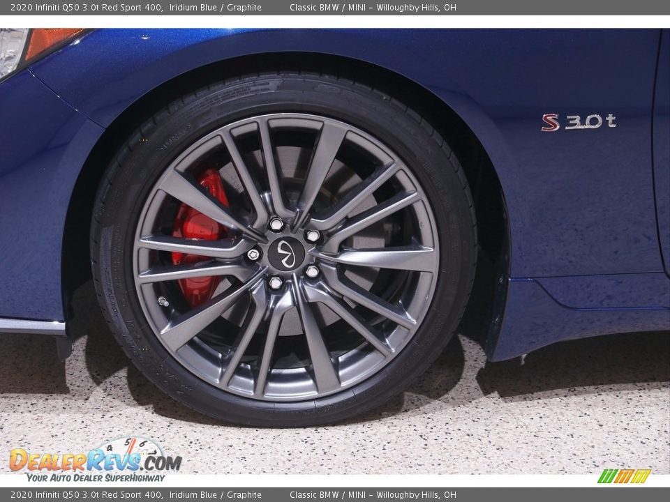 2020 Infiniti Q50 3.0t Red Sport 400 Wheel Photo #22