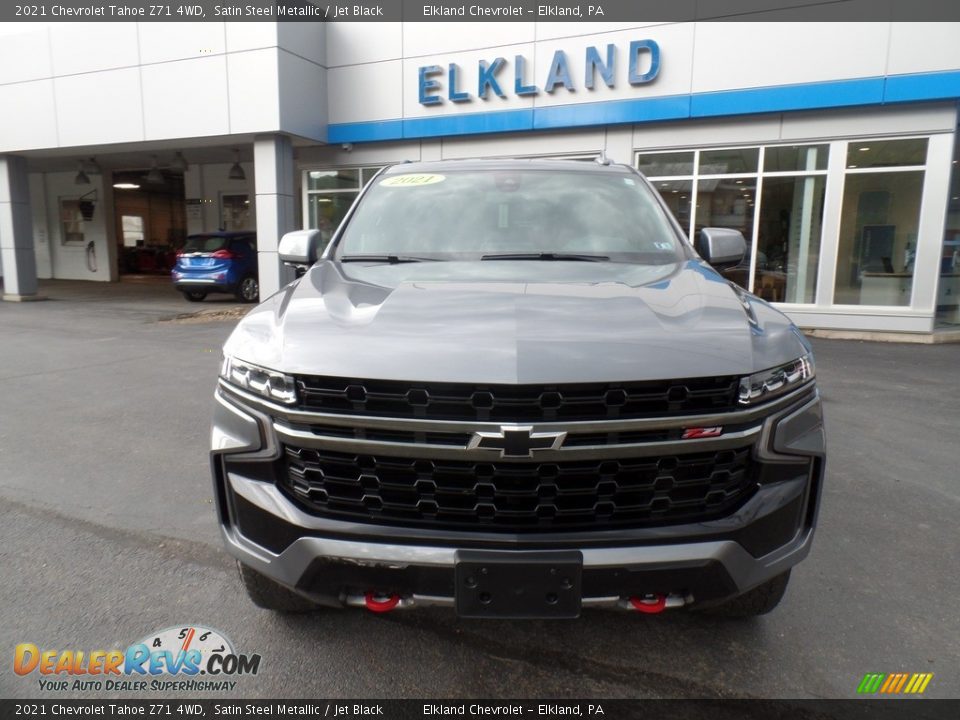 2021 Chevrolet Tahoe Z71 4WD Satin Steel Metallic / Jet Black Photo #3