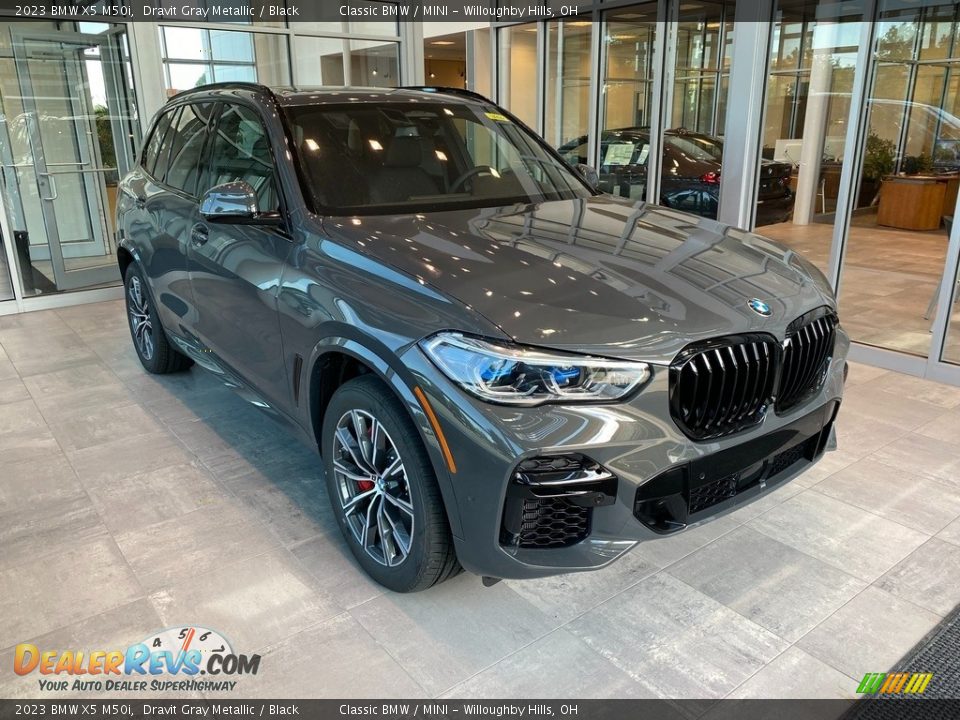 Dravit Gray Metallic 2023 BMW X5 M50i Photo #1