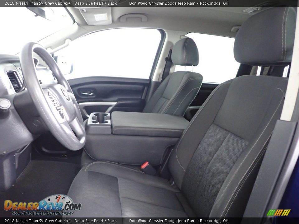 2018 Nissan Titan SV Crew Cab 4x4 Deep Blue Pearl / Black Photo #11